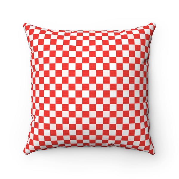 Red Plaid Pillow checks_Artsford Studios