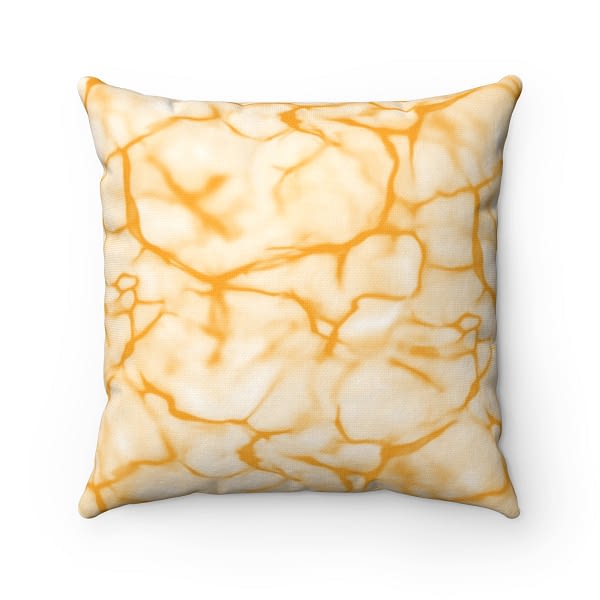 Reversible Yellow Throw Pillow_Artsford