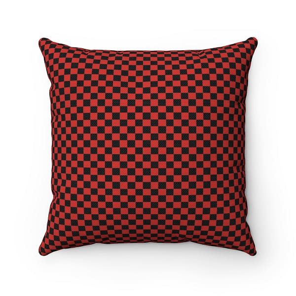 Red Plaid Pillow Cover checkered_Artsford Studios
