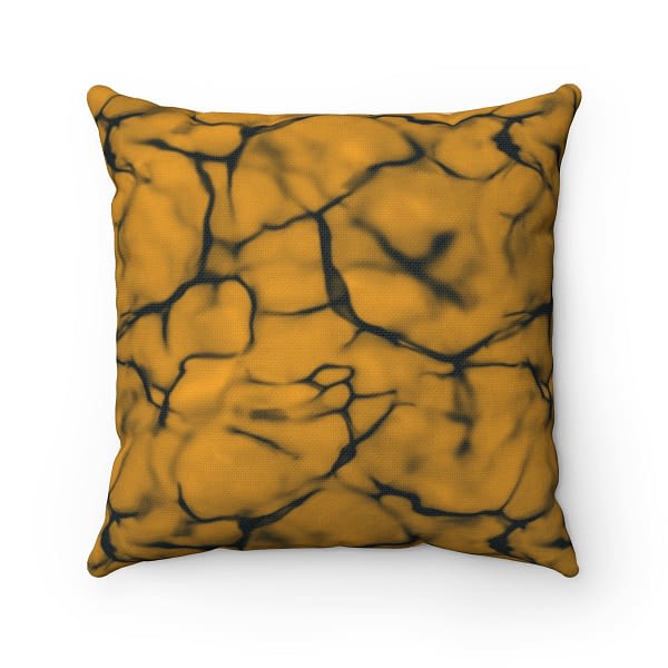 Mustard Black Yellow Pillow Case_Artsford Studios