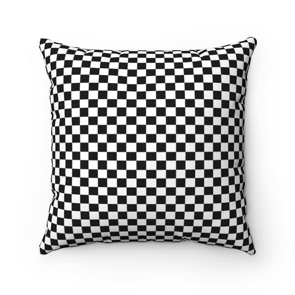 Black Plaid Pillow Cover checkered_Artsford Studios